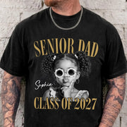 Custom Photo Retro Senior Mom 2027 Shirt, Personalized Shirt, Class of 2027 Gift, High School Graduation Tee