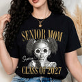 Custom Photo Retro Senior Mom 2027 Shirt, Personalized Shirt, Class of 2027 Gift, High School Graduation Tee