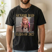 Custom Photo Senior Mom Shirt, Personalized Shirt, Class of 2027 Gift, Graduation Gift