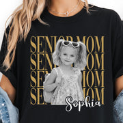 Custom Photo Senior Mom Shirt, Personalized Shirt, Class of 2027 Gift, Proud Senior Mom Gift