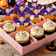 Custom Photo With Bat Cupcake Topper, Personalized Cupcake Topper, Funny Party Decor