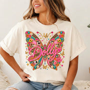 Dolly Parton Butterfly Shirt, Dolly Parton Inspired Shirt, Vintage Country Music Shirt, Dolly Patrons Memorial Shirt