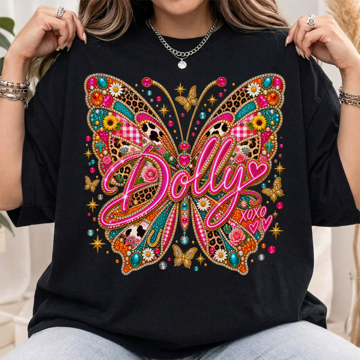 Dolly Parton Butterfly Shirt, Dolly Parton Inspired Shirt, Vintage Country Music Shirt, Dolly Patrons Memorial Shirt