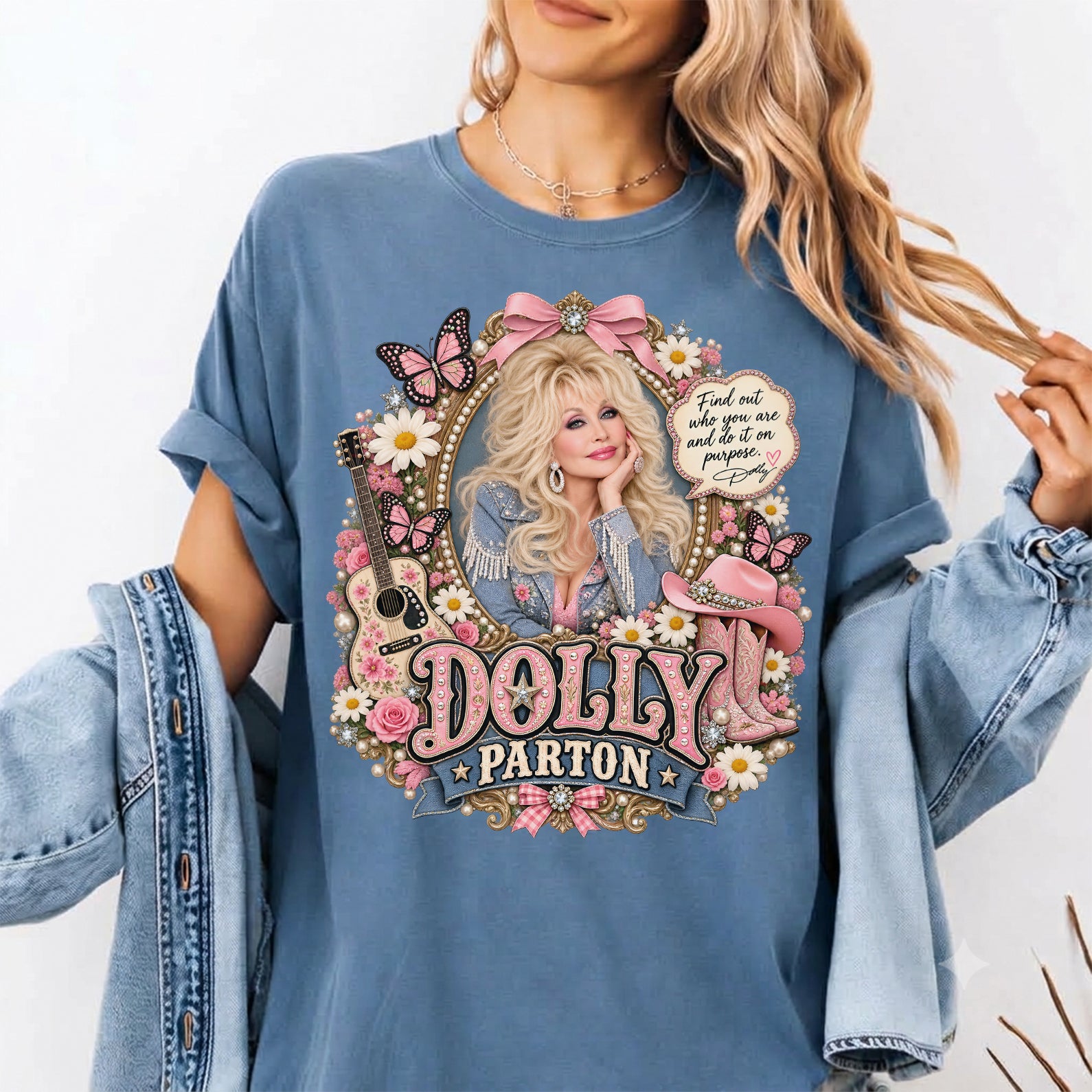Vintage Dolly Parton T-Shirt, Dolly Parton Inspired Comfort Shirt, Dolly Patrons Memorial Shirt, Inspirational Quote Shirt
