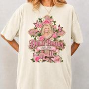 Dolly Parton "Her Music Will Live On" Tribute Comfort Shirt, Flowers & Guitar Country Tee, Dolly Parton Memorial Shirt