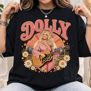 Dolly Parton Vintage Shirt, Dolly Parton Memorial Shirt, Retro Pink Cowgirl Shirt, Country Music Fan Gift