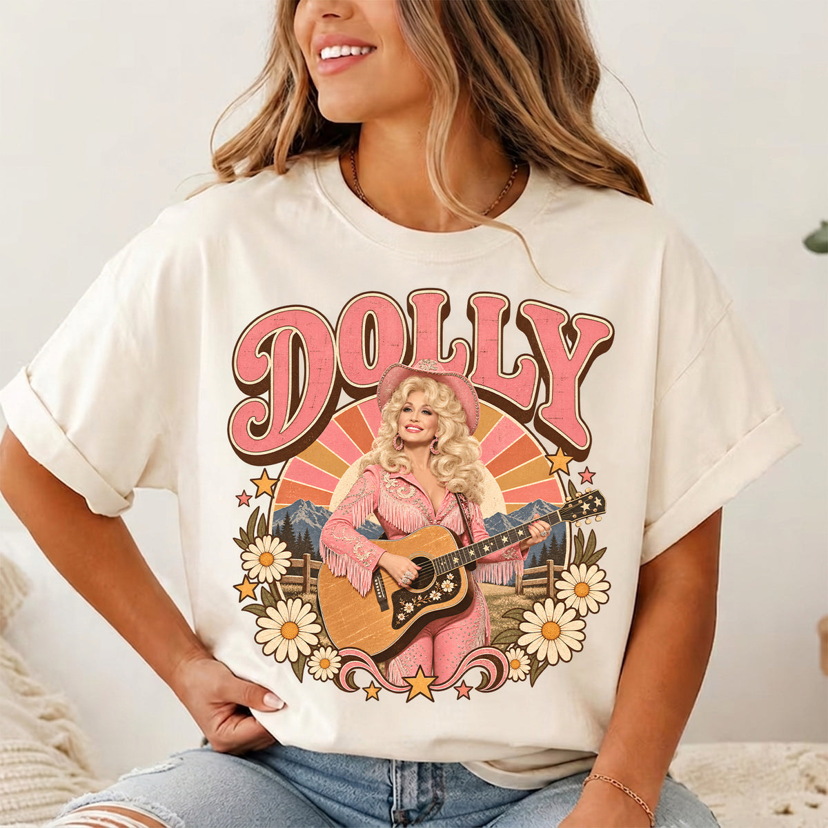Dolly Parton Vintage Shirt, Dolly Parton Memorial Shirt, Retro Pink Cowgirl Shirt, Country Music Fan Gift