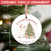 Baby Polar First Christmas Ornament 2026, Personalized Ornament, New Baby Christmas Gift