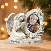 Custom Photo Forever In My Heart Memorial Acrylic Ornament