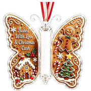 Butterfly Christmas Cash Holder Ornament, Acrylic Money Gift Holder, Christmas Gift For Kid