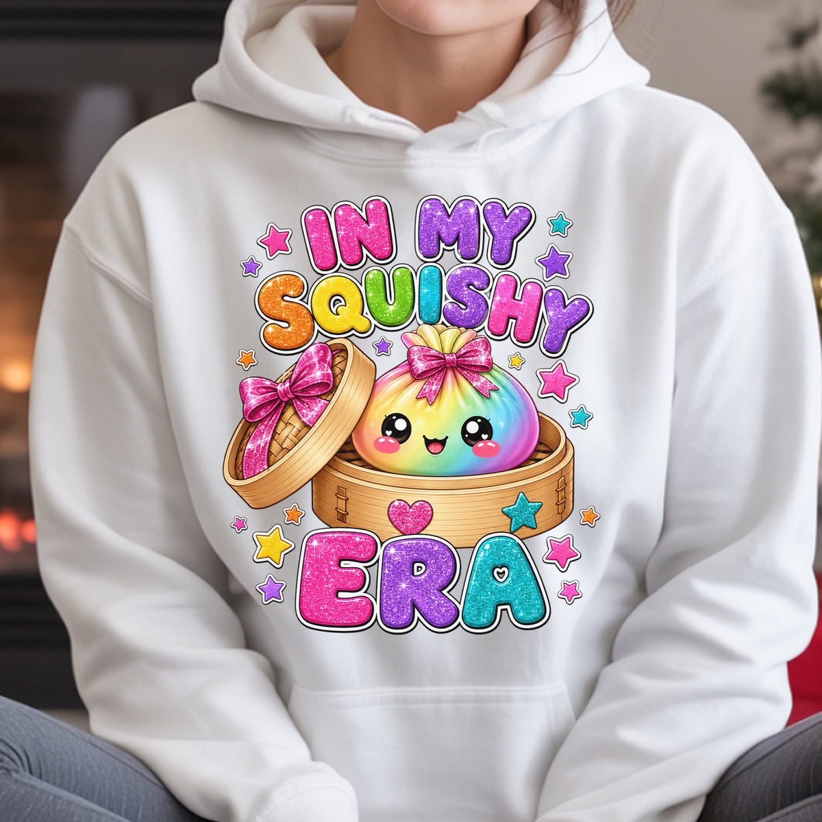 In My Squishy Era Dumpling Christmas Shirt, Squishy Lover Tee, Cute Squishy T-Shirt, Christmas Gift