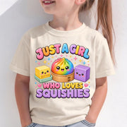 Just A Girl Who Loves Squishies Christmas Shirt, Squishy Lover Tee, Cute Squishy T-Shirt, Christmas Gift
