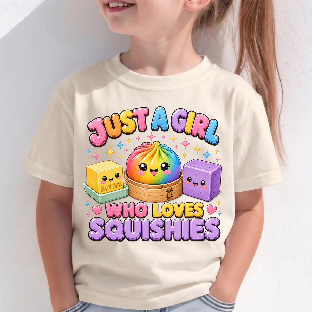 Just A Girl Who Loves Squishies Christmas Shirt, Squishy Lover Tee, Cute Squishy T-Shirt, Christmas Gift