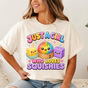 Just A Girl Who Loves Squishies Christmas Shirt, Squishy Lover Tee, Cute Squishy T-Shirt, Christmas Gift