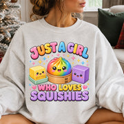 Just A Girl Who Loves Squishies Christmas Shirt, Squishy Lover Tee, Cute Squishy T-Shirt, Christmas Gift