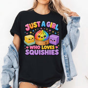 Just A Girl Who Loves Squishies Christmas Shirt, Squishy Lover Tee, Cute Squishy T-Shirt, Christmas Gift