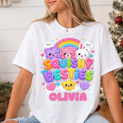 Squishy Bestie Christmas Shirt, Personalized Shirt, Squishy Lover Tee, Cute Squishy T-Shirt, Christmas Gift