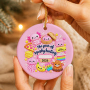 Personalized Squishy Hunting Christmas Ornament 2026, Kawaii Squishies Decor, Kids Christmas, Cute Squishy Ornament,Viral Toy Collector Gift