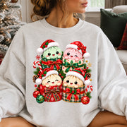 Cute Christmas Dumpling Shirt, Kawaii Dumpling Christmas T-Shirt, Squishy Lover Tee, Funny Holiday Graphic Shirt, Christmas Gift for Her