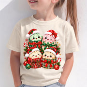 Cute Christmas Dumpling Shirt, Kawaii Dumpling Christmas T-Shirt, Squishy Lover Tee, Funny Holiday Graphic Shirt, Christmas Gift for Her