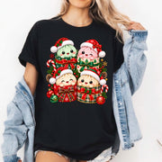 Cute Christmas Dumpling Shirt, Kawaii Dumpling Christmas T-Shirt, Squishy Lover Tee, Funny Holiday Graphic Shirt, Christmas Gift for Her