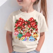 Christmas Dumpling Shirt, Preppy Bow Christmas T-Shirt, Squishy Lover Tee, Funny Holiday Graphic Shirt, Christmas Gift for Her (Copy)