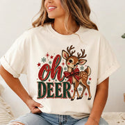 Vintage Oh Deer Christmas Shirt, Christmas Sweater, Retro Christmas Shirt