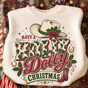 Have A Holly Dolly Christmas, Holly Dolly Christmas, Western Cowgirl Christmas, Christmas Mom Gift