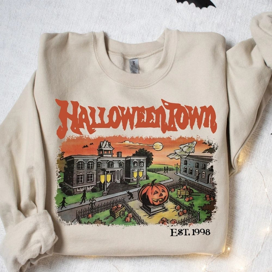 Halloweentown Est 1998 Sweatshirt, Retro Halloweentown Shirt, Halloweentown University