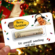 Cousin Eddie Money Holder Card, Funny Christmas Cash Gift Holder, Funny Christmas Gift