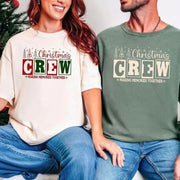 Personalized Christmas Crew Shirts, Retro Matching Family Comfort Colors Shirt, Family Reunion Shirts Xmas