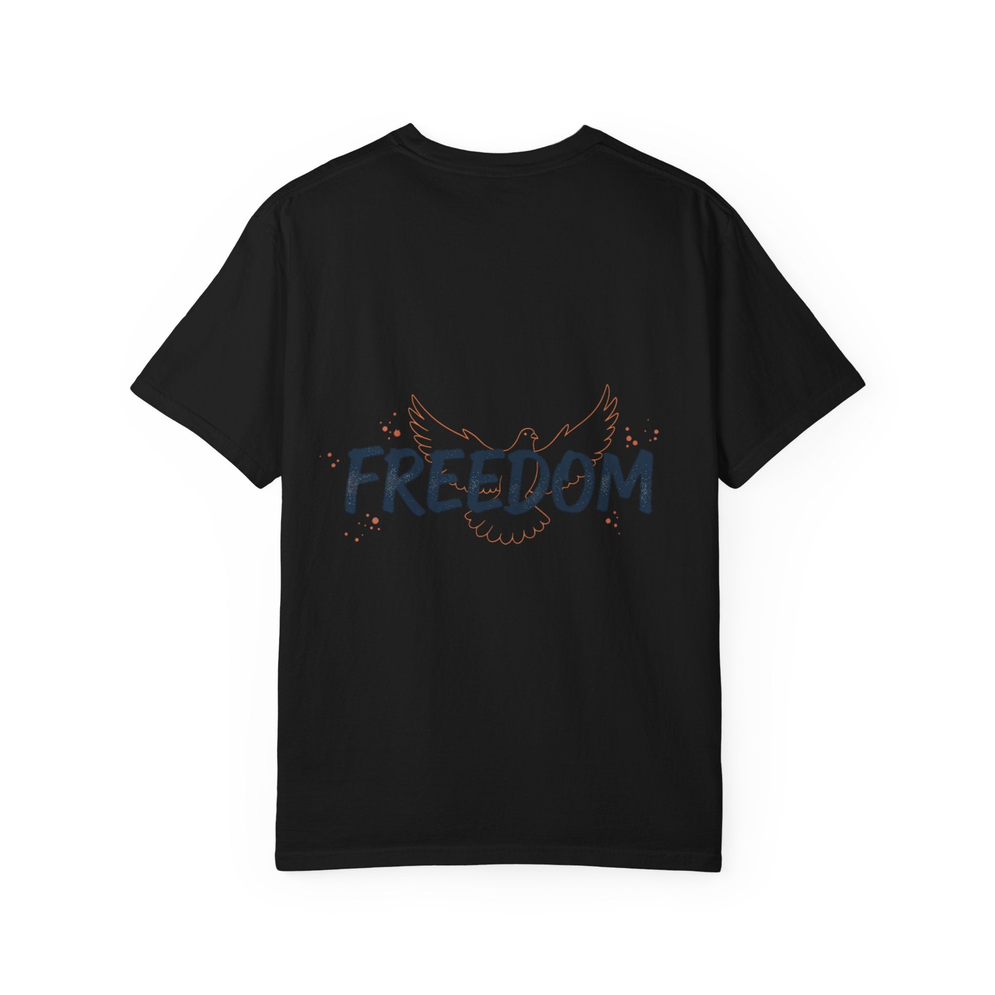 Freedom Eagle T-Shirt — Vintage Sunrise Patriotic Graphic Tee