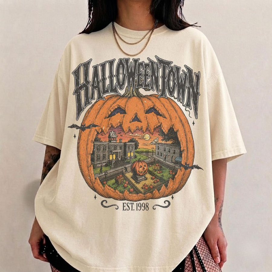 Vintage Halloweentown Comfort Shirt, Halloweentown University Shirt, Retro Spooky Season