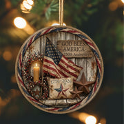 America 250th Celebration Ornament, USA 250 Acrylic Ornament, Christmas Home Decorations