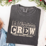 Personalized Christmas Crew Shirts, Retro Matching Family Comfort Colors Shirt, Family Reunion Shirts Xmas