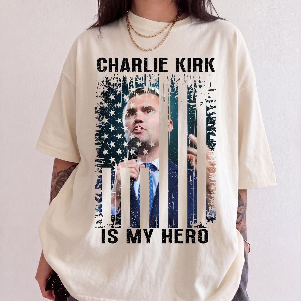 Hero Charlie Kirk Comfort Colors Shirt, A True Patriot T-Shirt, Republican USA Tees