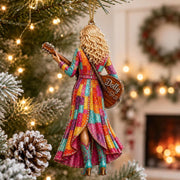 Dolly Parton Xmas Ornament, Dolly Pink Acrylic Ornament, Iconic Star Christmas Decorations