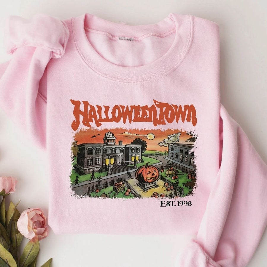 Halloweentown Est 1998 Sweatshirt, Retro Halloweentown Shirt, Halloweentown University