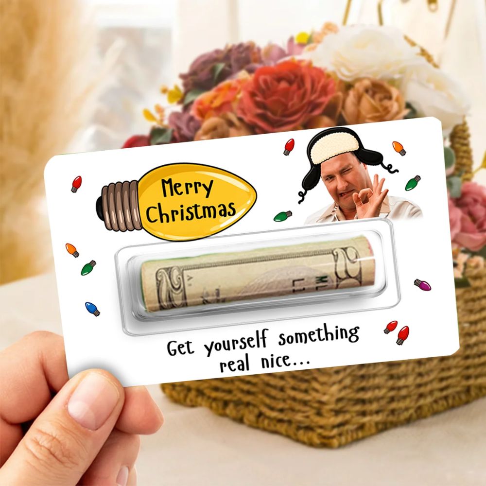 Cousin Eddie Money Holder Card, Funny Christmas Cash Gift Holder, Funny Christmas Gift