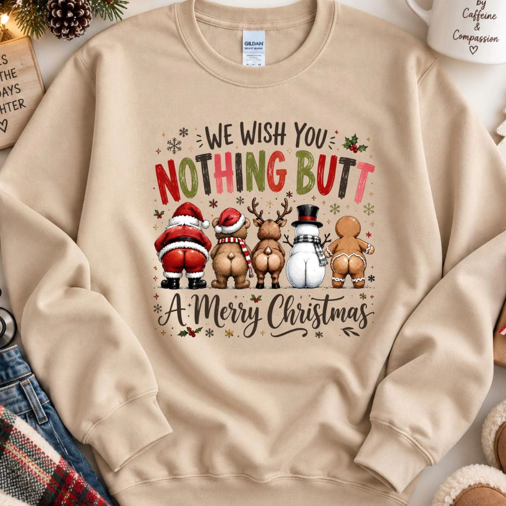 Funny Christmas Sweatshirt, Christmas Santa Shirt, Merry Christmas Sweater, Holiday Season Crewneck