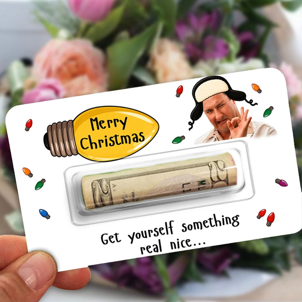 Cousin Eddie Money Holder Card, Funny Christmas Cash Gift Holder, Funny Christmas Gift