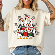 Funny Christmas Comfort Shirt, Christmas Seagull Shirt, Holiday Season T-shirt, Christmas Gift