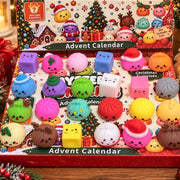 Christmas Dumpling Advent Calendar 2026, 24 Days Squishy Countdown, Dumpling Surprise Box, Blind Box Xmas Gift for Kids