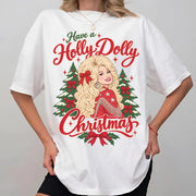 Have A Holly Dolly Christmas Comfort Shirt, Dolly Parton Tshirt, Country Music Tee