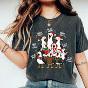 Funny Christmas Comfort Shirt, Christmas Seagull Shirt, Holiday Season T-shirt, Christmas Gift