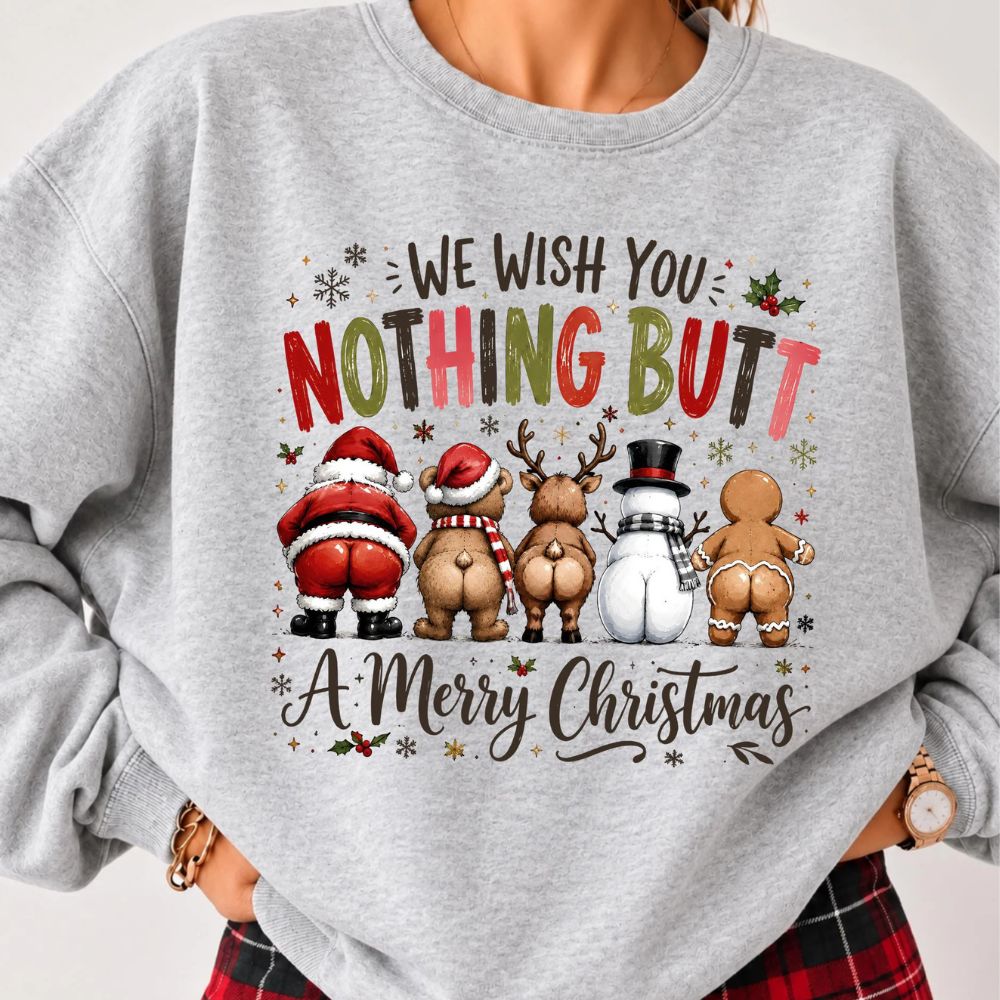Funny Christmas Sweatshirt, Christmas Santa Shirt, Merry Christmas Sweater, Holiday Season Crewneck