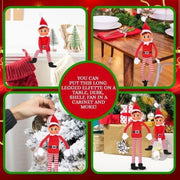 Christmas Elf Behaving Badly Plush Doll – 12-Inch Naughty Elfette Christmas Toy