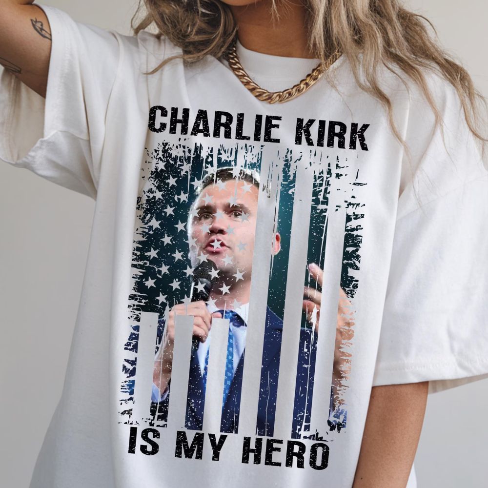 Hero Charlie Kirk Comfort Colors Shirt, A True Patriot T-Shirt, Republican USA Tees