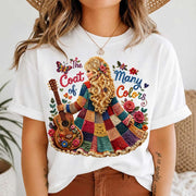 Dolly Parton Coat of Many Colors Shirt, Dolly Parton Inspired Shirt, Colorful Butterfly