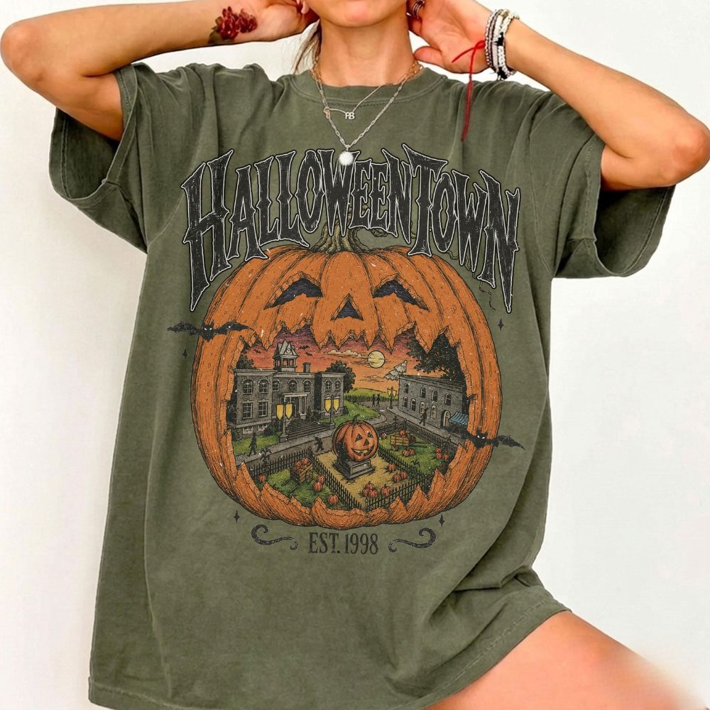 Vintage Halloweentown Comfort Shirt, Halloweentown University Shirt, Retro Spooky Season